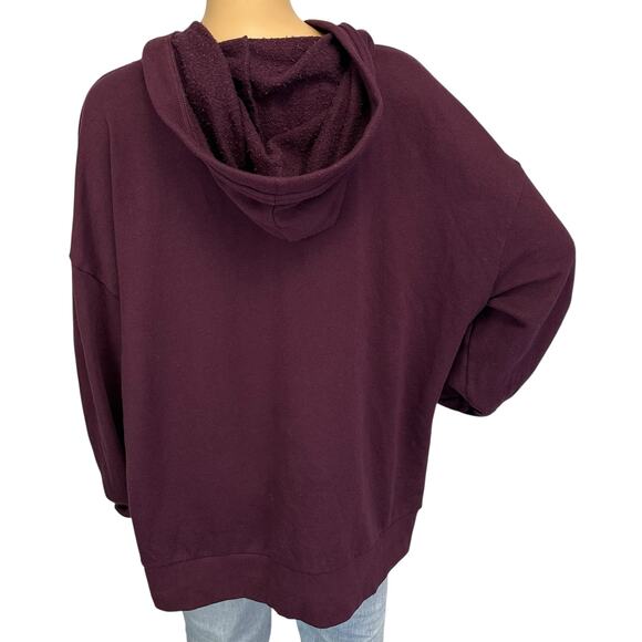 Victoria's Secret Hoodie Purple Pullover Logo Size XL - Picture 8 of 13